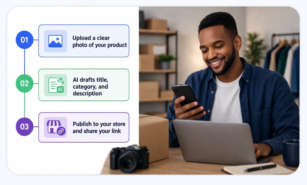 Iibiye miisas leh laptop, kamarad, iyo mobil β ganacsiga yaryar iyo liiska internetka